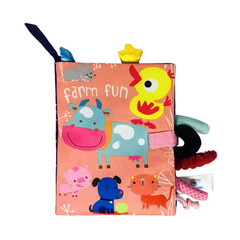 Hot Sale 0-36Month Baby Early Learning Educate Toy Tail Cloth Book Parent-Child