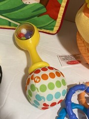 Fisher Price Infantino Melissa & Doug Baby Play Toys Rattle Rings Pineapple Lot
