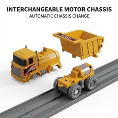 Construction Track Playset for Kids – STEM Engineering Toy