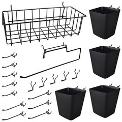 G.CORE Peg Board Organizer 21 Pack, Pegboard Accessories with Baskets Cups Ho…