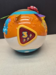 VTech Move & Crawl Ball Educational Learning Toy Moves Talks Plays Tunes Used