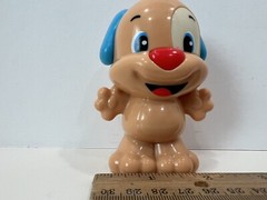 Mattel Fisher Price Laugh & Learn Puppy Dog Rattle Plastic 3.5″ Figure Toy 2013