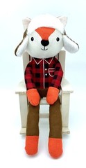 Spark Create Imagine Holiday Fox 18” Plush Baby Toy – Rattle – Crinkle Ears EUC