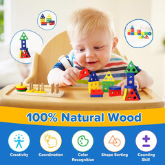 6-In-1 Baby Toys 6 to 12 Months, Montessori Toys for Babies 6-12-18 Months, Infa