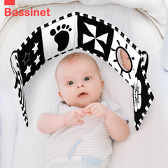 Black and White Baby Toys, Tummy Time High Contrast Newborn Toys 0-3 Months, Sof