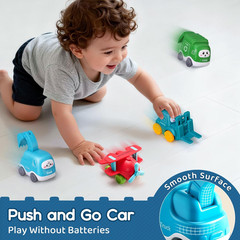 Cartoon Truck Car Toy with Playmat Storage Bag for Babies 12 18 Months
