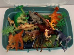 Kiddiworld Dinosaur Toys for Kids. Dinosaur Mat & Extended Toy Set