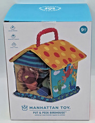 NEW Manhattan Toy Put & Peek Birdhouse Soft Activity Baby Toy FREE SHIP