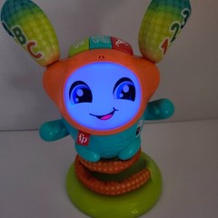 Fisher Price DJ Bouncin’ Beats Learning Toy Sings Dances Records Lights-Up