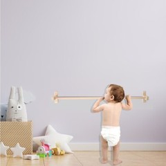 Montessori Wooden Pull up Bar for Babies – Pull up Bar for Toddlers