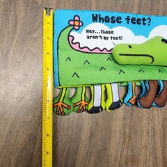 Melissa And Doug “Who’s Feet” Fabric Children’s Book
