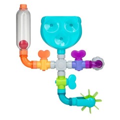 Nuby Wacky Waterworks Pipes Bath Toy – Baby Bathtub Small, Bright Colors