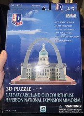 Jefferson National Expansion Memorial US 3D Paper Puzzle Building Model Toy gift