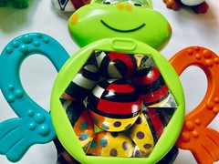 Fisher Price Diaper Bag W/Baby Toys & Rattlers Misc. Some Vintage & Brand Name