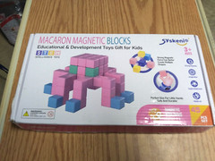 Magnetic Blocks for Toddlers Ages 3-5 Macaron 45 pc set