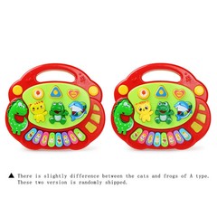Juego de teclado de piano de dibujos animados para niños con sonidos de animales