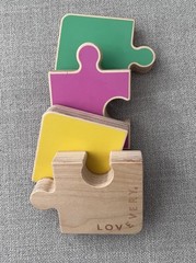 Lovevery Chunky Wooden Jigsaw Puzzle- “The Companion” Kit. 22-24 months