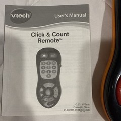 V-Tech Click And Count Remote Works, With Manual