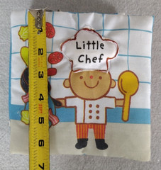 Melissa & Doug Ks Soft Cloth Activity Quiet Book Little Chef Cooking Lift Flaps
