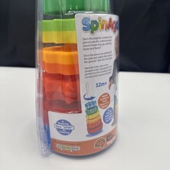 Fat Brain TOYS Spin Again Toddler Sensory Toy 16in NEW! Sorter Stacker Fun!