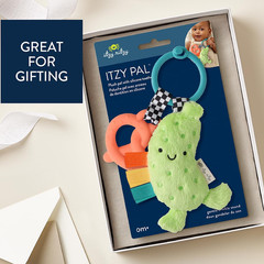 Itzy Ritzy Infant Toy & Teether – Itzy Pal Baby Teething Toy Includes Lovey, Cri