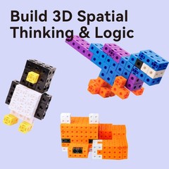 Dotimo 100PCS Math Linking Cubes, Math Cubes for Kids Ages 4-8, Counting Snap…
