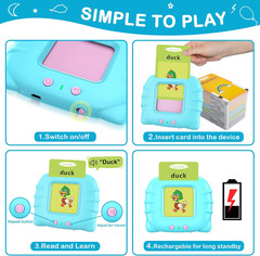224 Talking Flash Cards for Toddlers 1-4 Years, Learning & Speech Therapy Toys