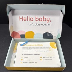 Curious Baby Activity Cards 0-12 Months Complete w/ Box Development Set