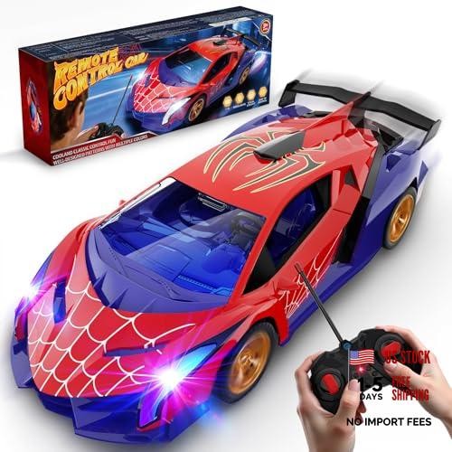 ZIROKAY Spider Remote Control Car with Multi-Color Flash Multicolored Lights
