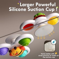 3PCS Pop Suction Cup Spinner Toys for 1 Year Old Boy Girl|Novelty Carrot