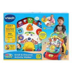 VTech Stroll & Discover Activity Walker with Accessories, Baby and Toddler Toys