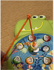 Dinosaur Fishing Learning Toy Interactive Activity Kids Hand-Eye Coordination