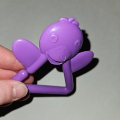 5 Baby Toy Links Lot Loop Hook Ring Blue Green Purple Animals abcdefghijkl