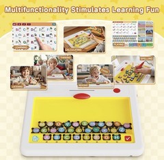 Magnetic Learning Toy for Kids 3+ Letters, Numbers, and Image Reading Game!!