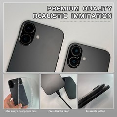 Fake Phone Dummy 1:1 Black Screen Display Model Toy For iPhone 17 Series