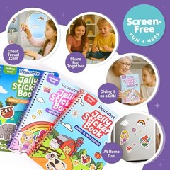 Unicorn Sticker Book – 50 Reusable Stickers for Girls – Unicorns and Magic