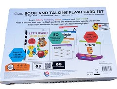 Baby Einstein Let’s Learn And Play Talking Flash Cards Sound Book Set STEAM