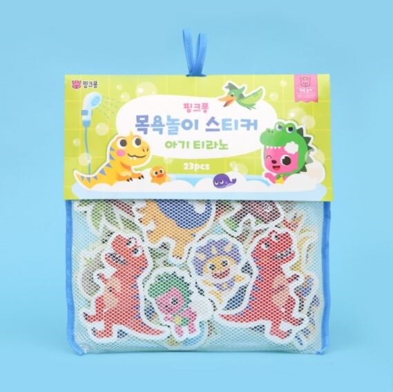 PINKFONG Dinosaurs EVA Soft Sticker 23pcs for Bath Play
