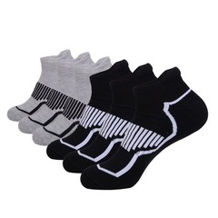 JOYNÉE Mens Low Cut Casual Socks 6 Pack Men Comfort Cushioning Ankle Athlet