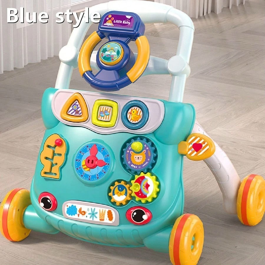 Baby Sit to Stand Walker 3 in 1 Music Learning Toy with Game Panel