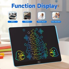 16 Inch Large LCD Writing Tablet for Kids, Colorful Reusable Electronic Doodl…