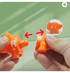 26PCS Dinosaur Alphabet Learning Toys -Uppercase & Lowercase, Preschool Activity