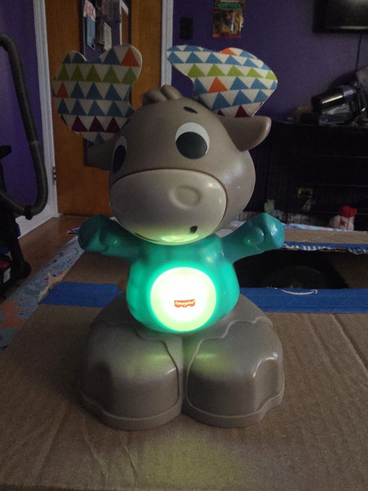 Fisher-Price Linkimals Musical Moose Interactive Educational Toy Tested Works