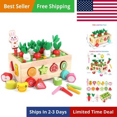 Toddlers Montessori Wooden Educational Toys for Baby Boys Girls Age 1 2 3 Ol…