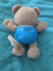 Vtech Happy Lights Bear 8″ Plush Teddy Interactive Baby Music Toy- WORKS