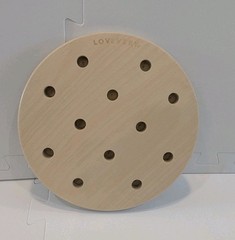 LOVEVERY Replacement Wooden Stacking Pegboard *Board Only* Adventurer Play Kit