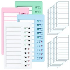 4 pcs Chore Chart for Kids Multiple Kids,Removable to Do List Plastic Chore B…