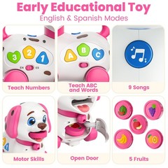 Vahome Puppy Toy for 1 Year Old Girl Gift, Musical Baby Toy 6-12-18 Month, Fi…