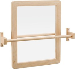 Montessori Baby Pull Up Bar with Small Mirror for Infants 6-18 Months