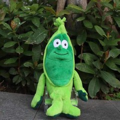 Soft Cuddly Plush Fruit/Vegetable -PeaPod